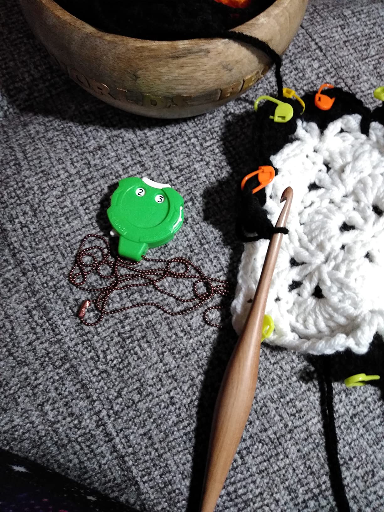 Clover Knitting Stitch Counter Mini Kacha-Kacha customer photo 1