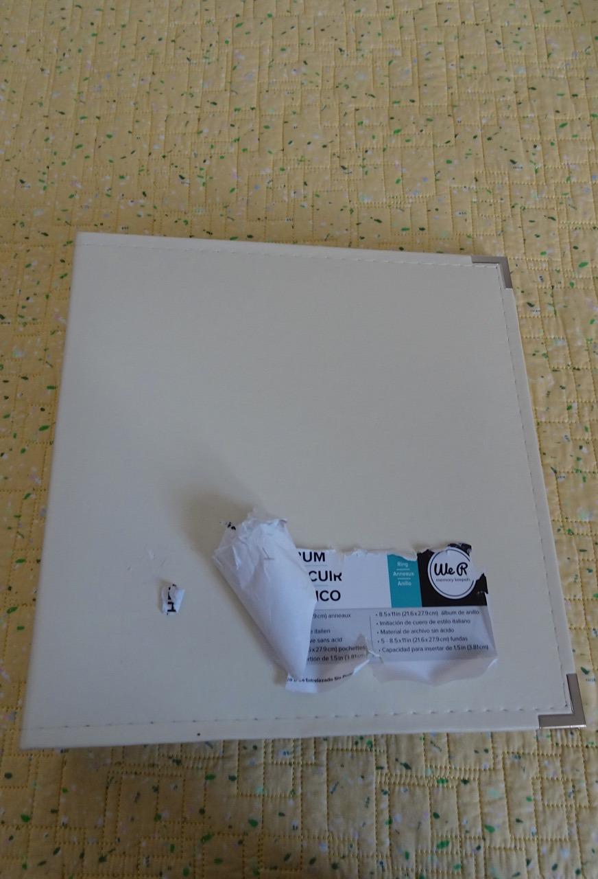We R Memory Keepers 8.5x11 Navy Photo Album, Protect Memories and Photos, Soft, Acid-free Faux Leather, Classy Decorative Spine Label, Snag-free Rings, Includes 5 Page Protectors customer photo 2