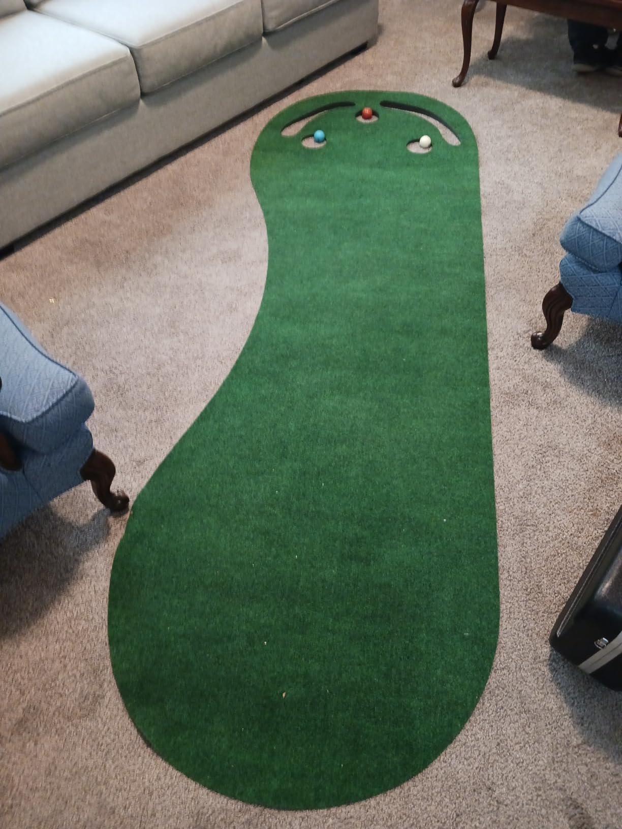 PUTT-A-Bout Par Three Golf Putting Green (3' x 9') customer photo 1