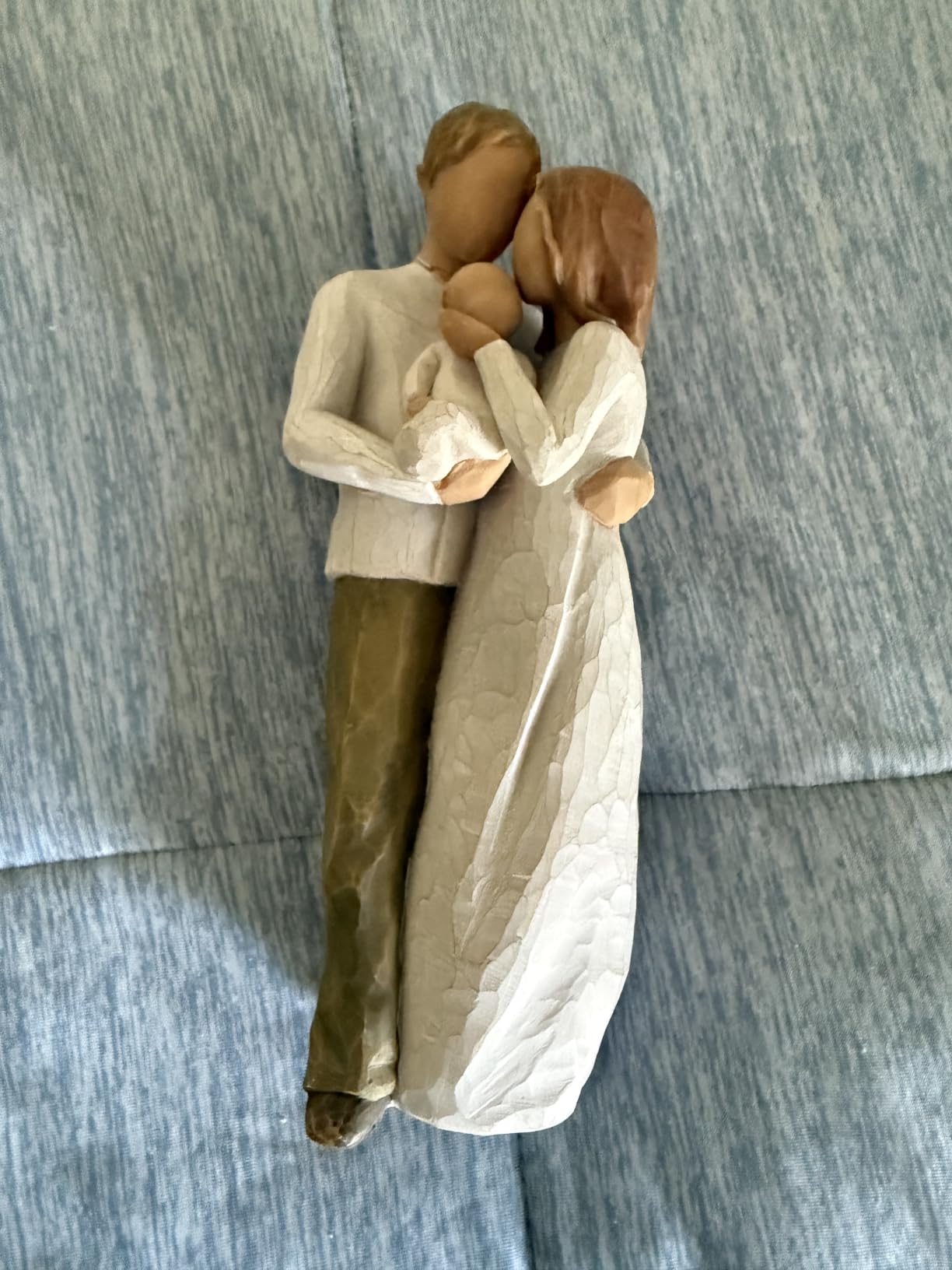 Willow Tree Our Gift Figure, Hand-Painted, Couple, Newborn, Shelf Decor | Hand-Painted Resin Figurine, Sculpted by Artist Susan Lordi, Celebrates Loving Family Relationships, Family Grouping customer photo 1