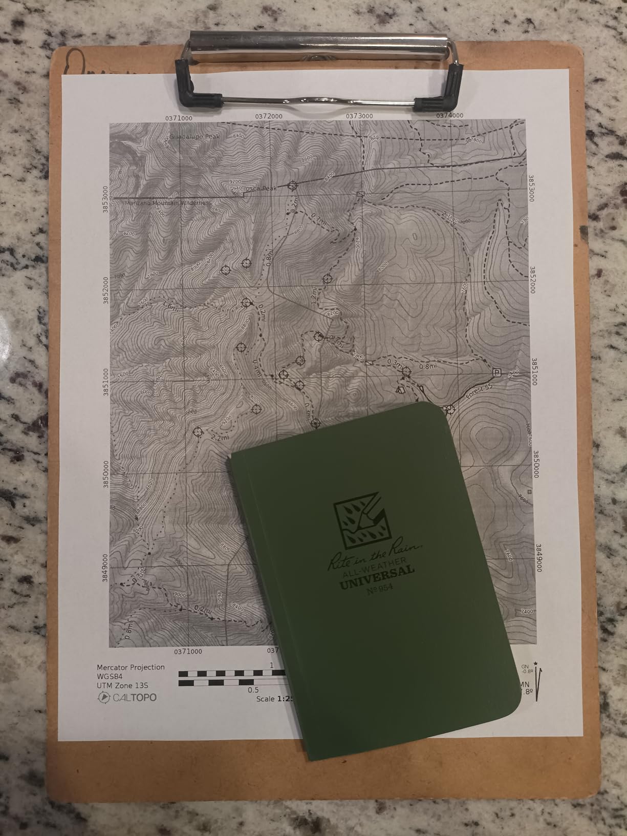 Rite in the Rain Weatherproof Soft Cover Pocket Notebook, 3.5