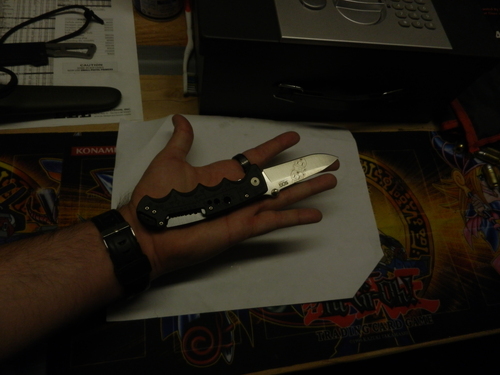 SOG Kilowatt Electricians Pocket Knife with Wire Stripping Multi-Tool and 3.4 Inch AUS-8 Blade customer photo 2