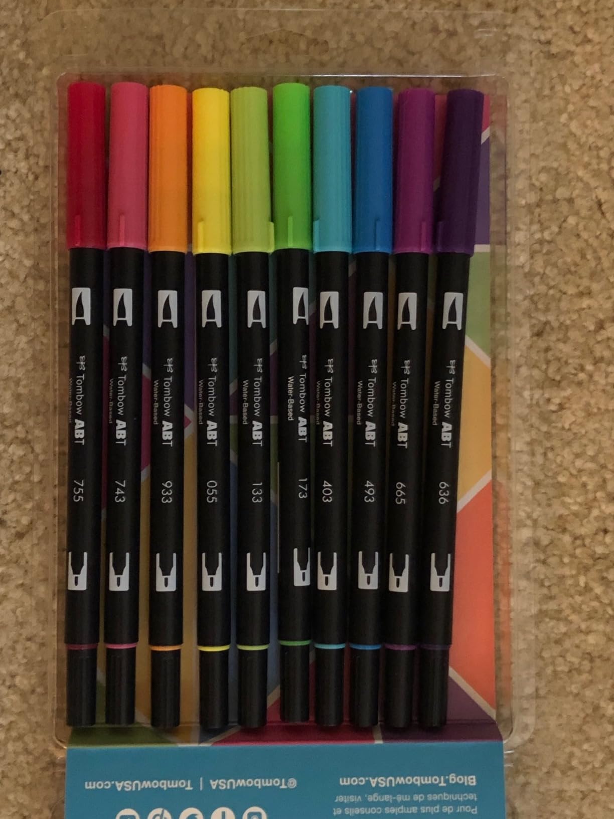 Tombow 56171 Dual Brush Pen Art Markers, Grayscale, 10-Pack. Blendable, Brush and Fine Tip Markers customer photo 1