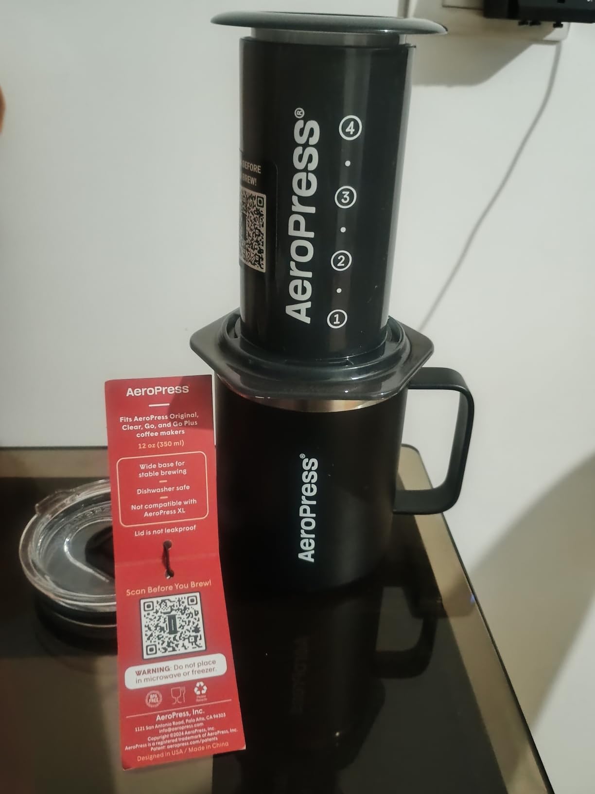 AeroPress Original Coffee Press - All-in-One Manual Coffee Maker customer photo 2