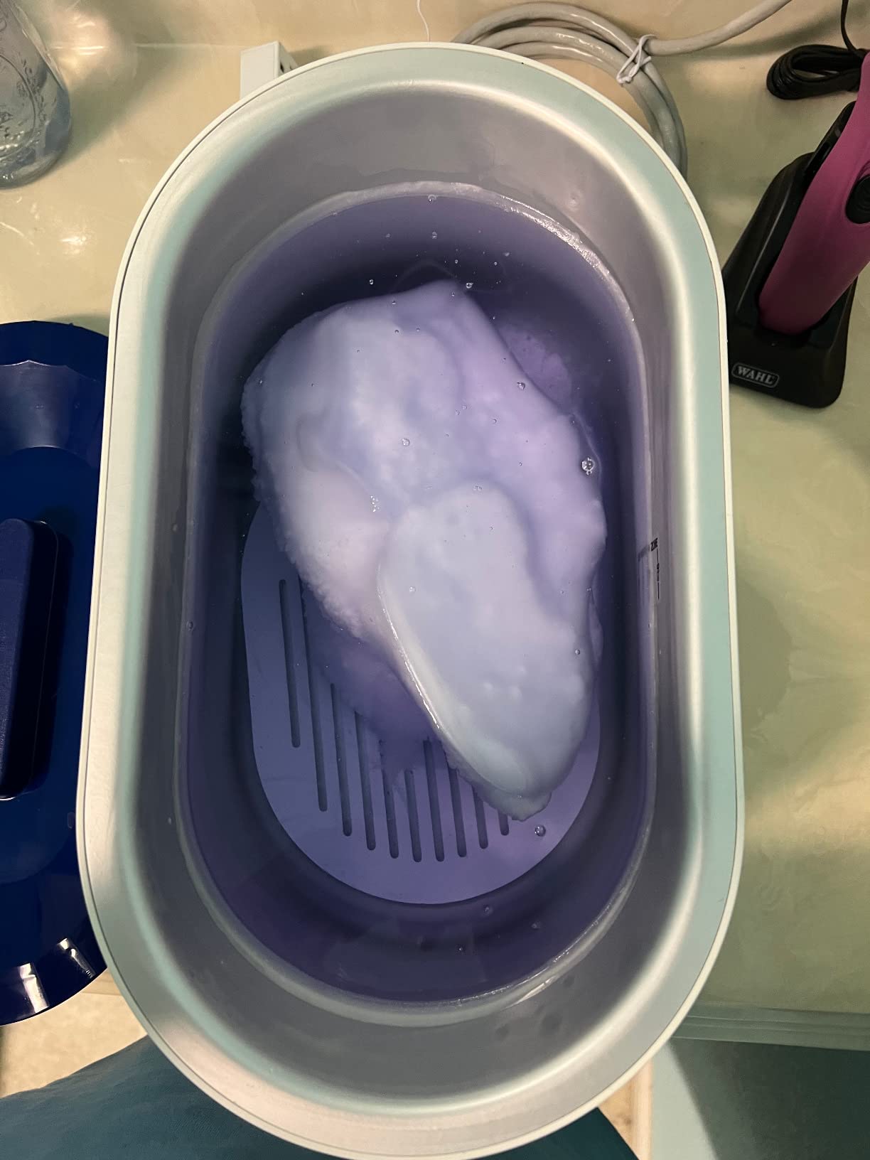 Therabath Professional Thermotherapy TB6 Paraffin Wax Bath - Helps Relieve Arthritis & Muscle Stiffness - Heat Therapy for Hands, Feet, Face & Body - Made in USA - 6 lb. ScentFree customer photo 2