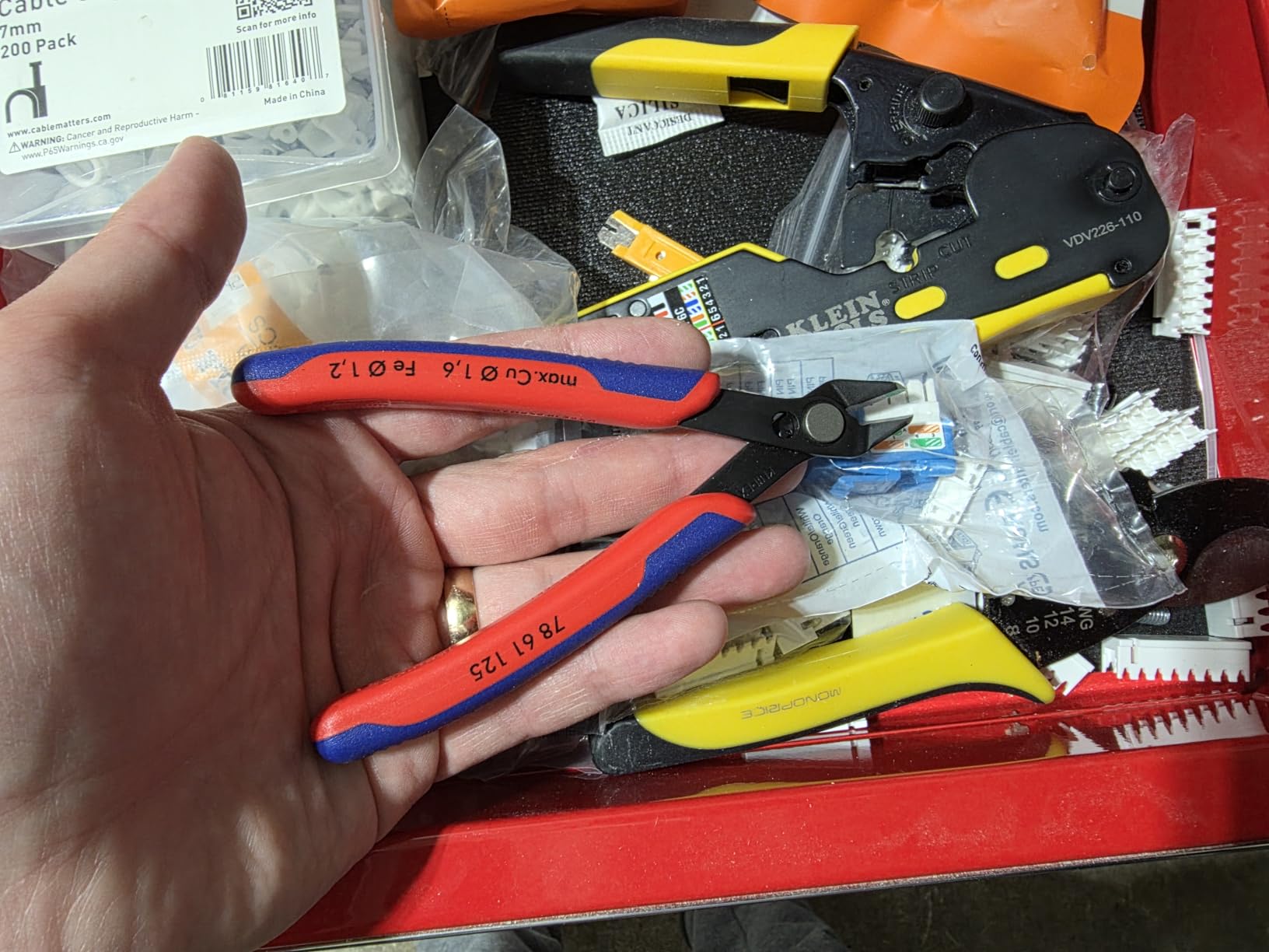 KNIPEX Tools 78 61 125 5-Inch Electronics Super Knips Comfort Grip | bike-hand-tools customer photo 1