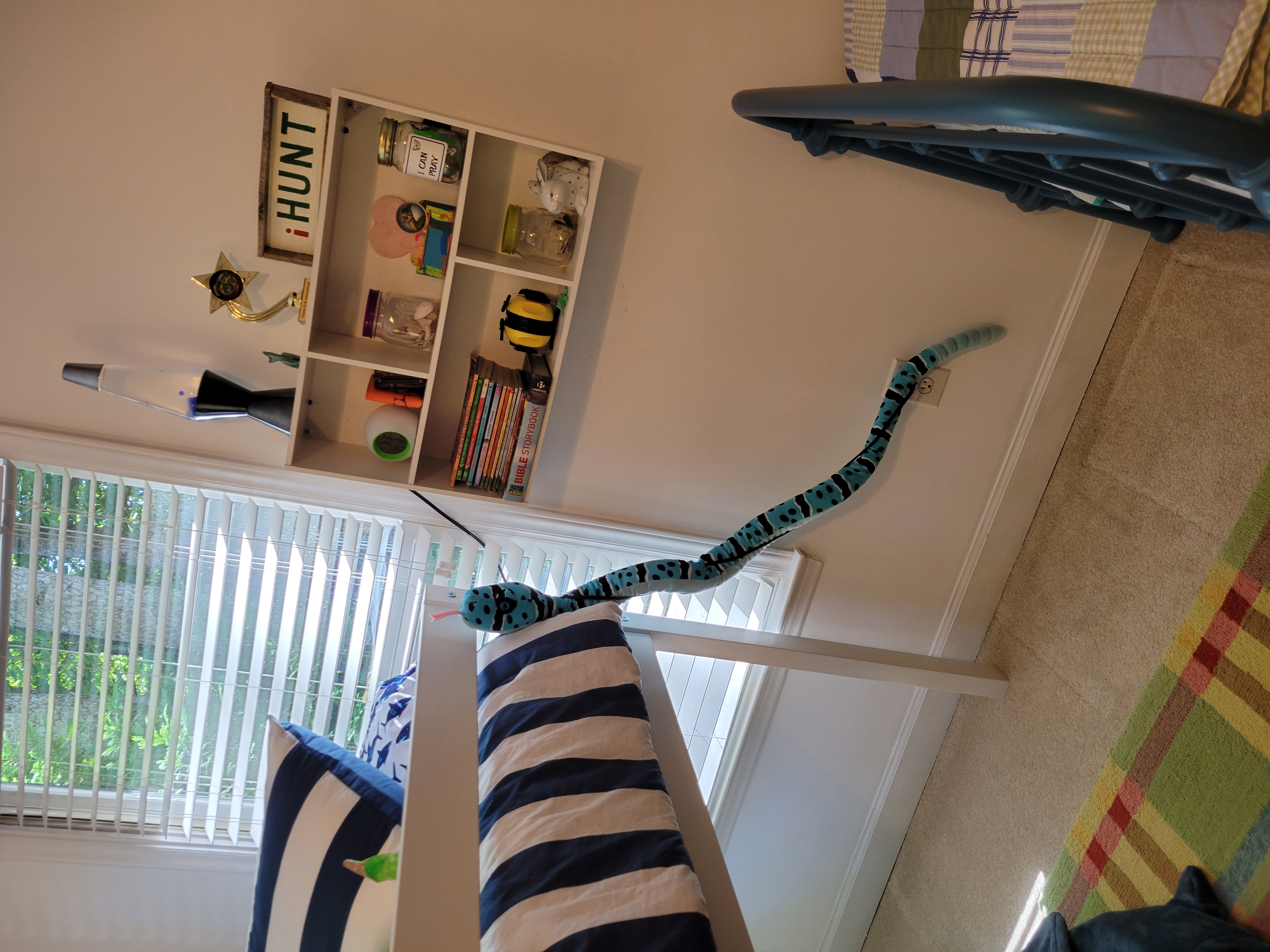 Wild Republic Snake Plush, Stuffed Animal, Plush Toy, Gifts for Kids, Blue Rock Rattlesnake, 54 inches customer photo 1
