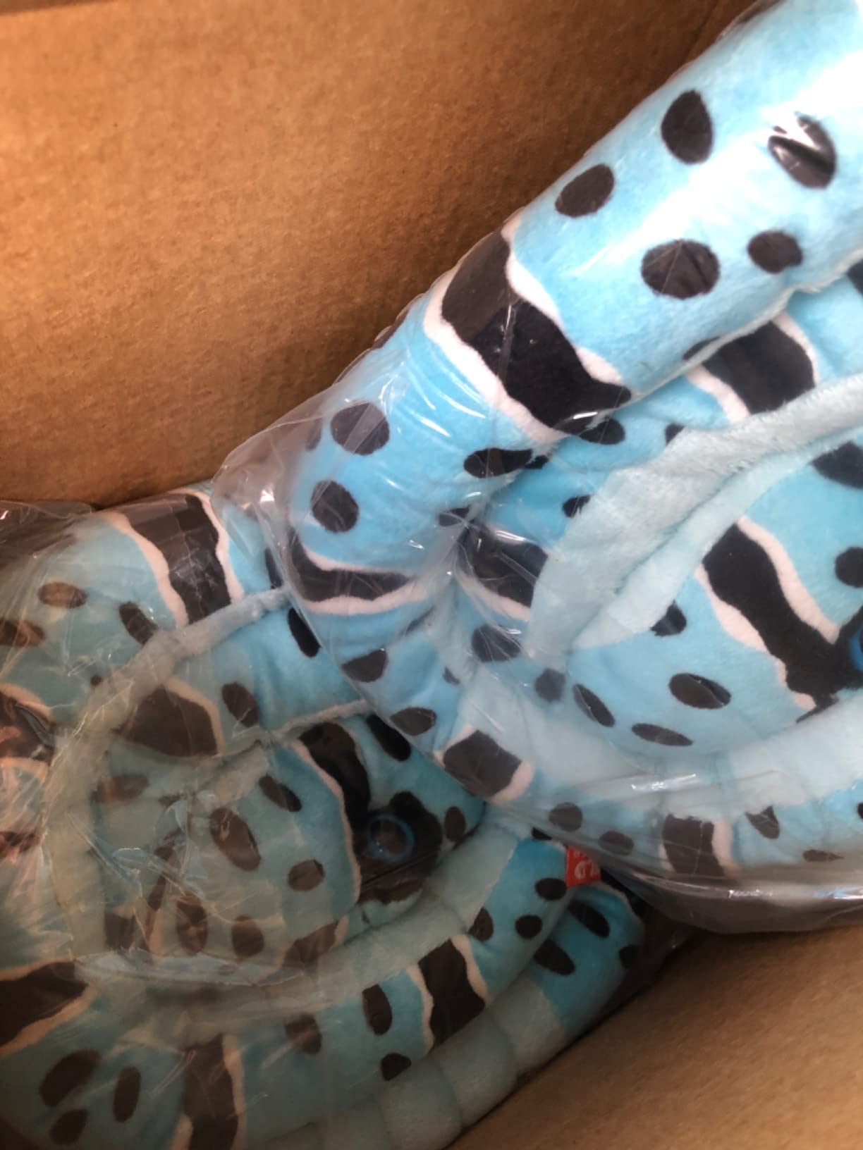 Wild Republic Snake Plush, Stuffed Animal, Plush Toy, Gifts for Kids, Blue Rock Rattlesnake, 54 inches customer photo 2