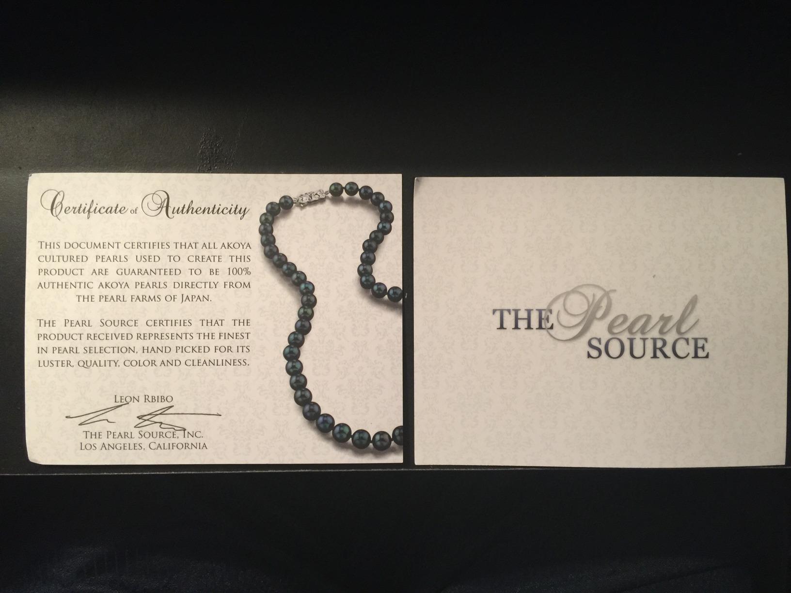 Real Japanese Akoya Pearl Necklace for Women, Genuine Cultured Akoya Pearls, Fine Jewelry Gift customer photo 1