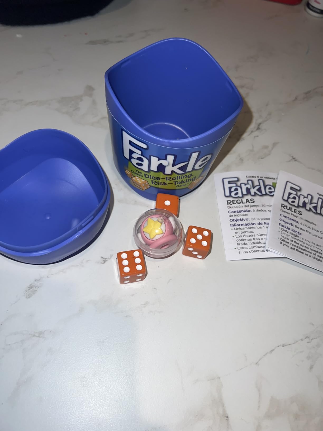 Farkle Classic Dice Game - Kids, Family Games, Travel Game, Adult Games, Board Game, Dice Cup, Summer Toys, Dice Set, Ages 8+ customer photo 1