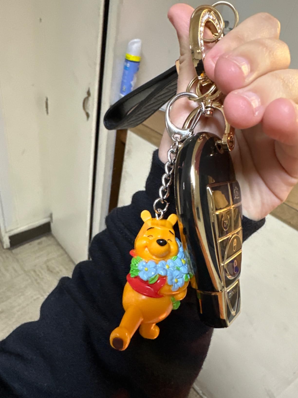 Disney Winnie The Pooh PVC Figural Key Ring, Yellow customer photo 1