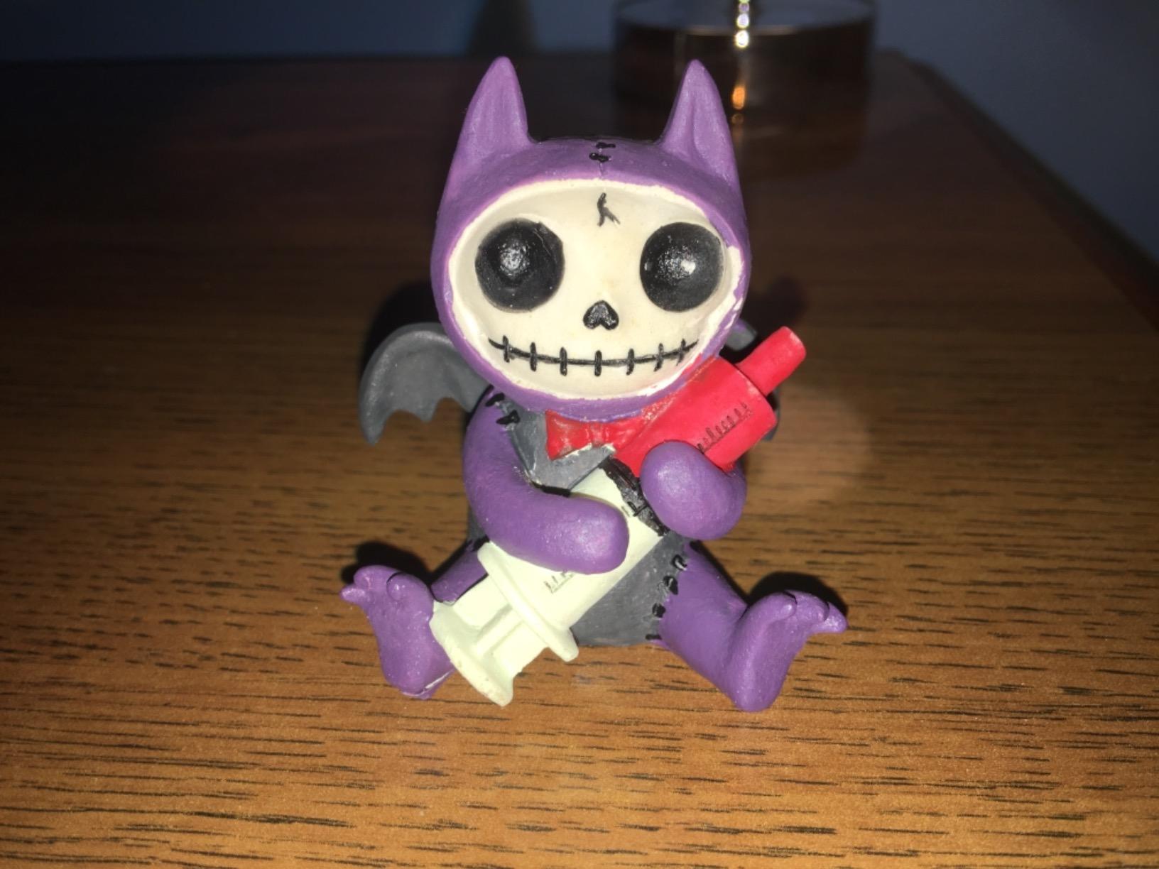 Flappy Vampire Bat Furry Bones Statue Display customer photo 1