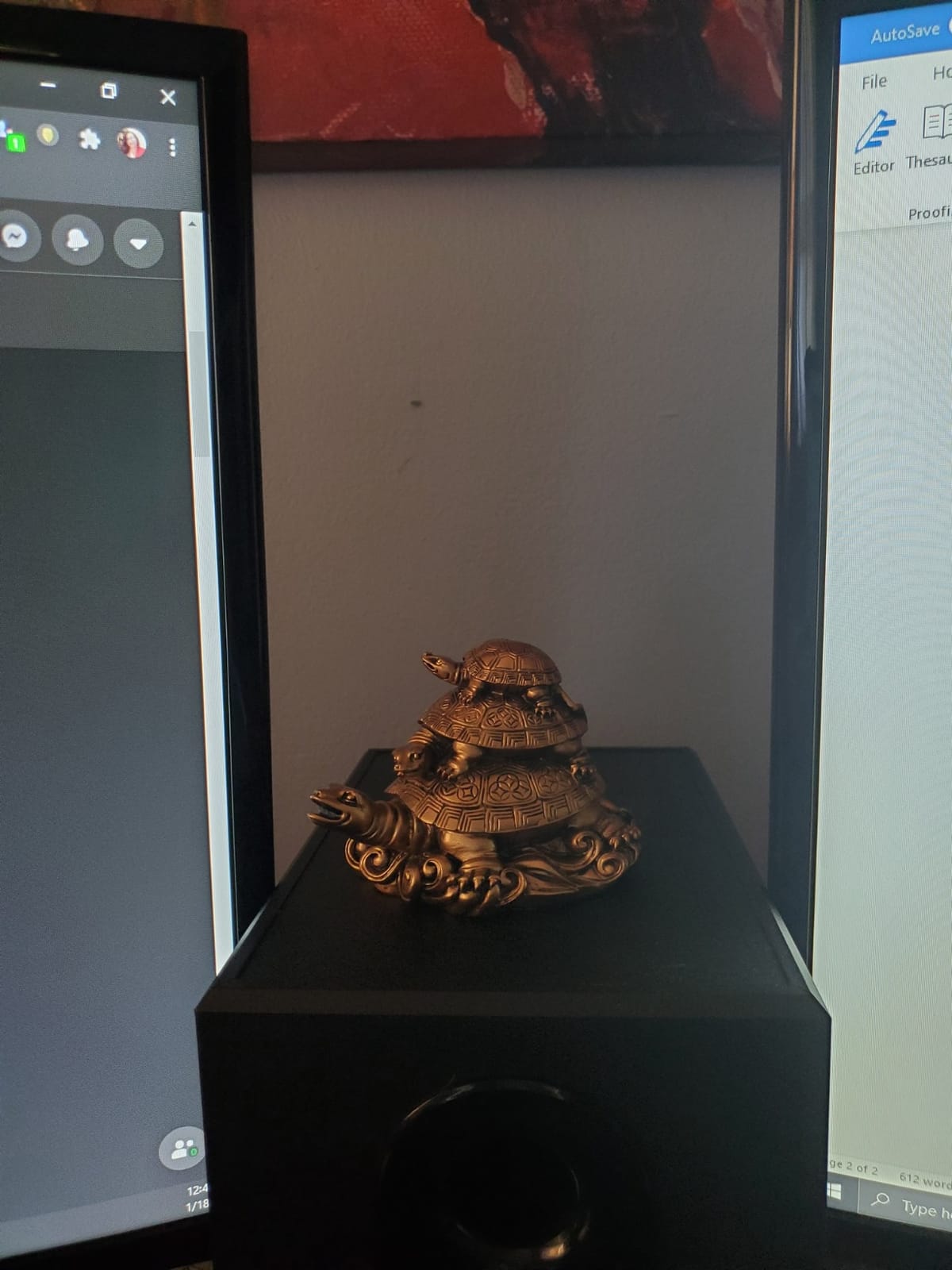 Feng Shui Three Tiers Tortoise (Three Generations Turtle) Statue Home Decor for Healthy Longevity customer photo 1