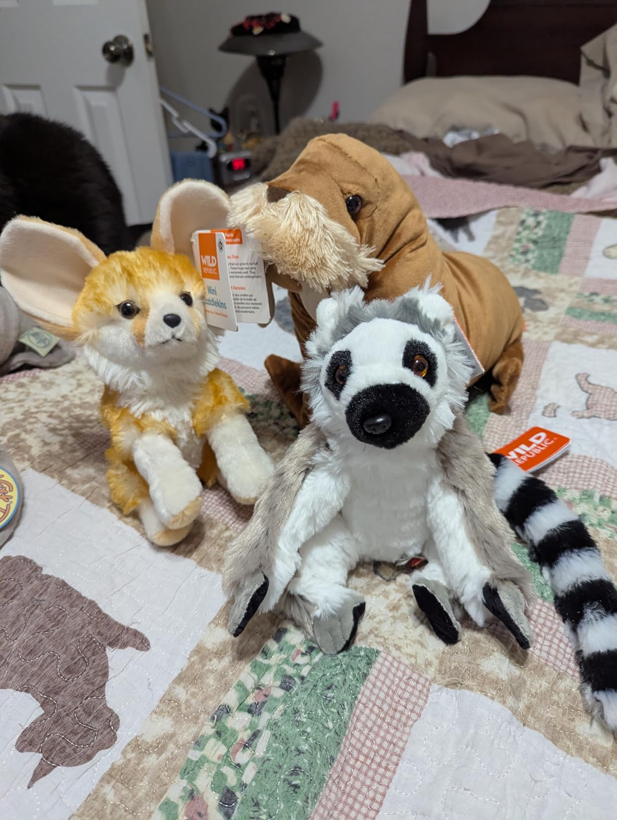 Wild Republic Cuddlekins Mini Ring Tailed Lemur Stuffed Animal - 8