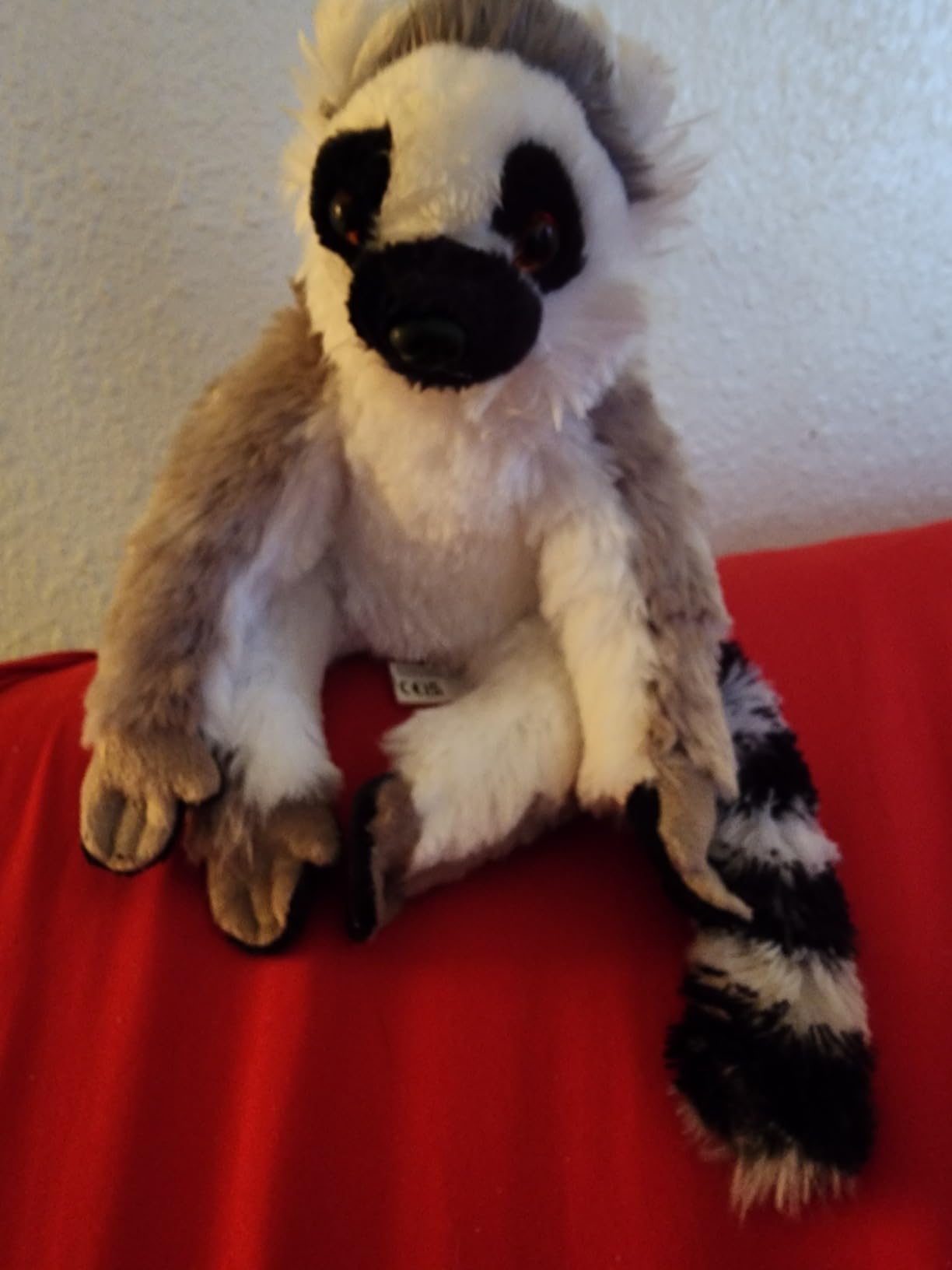 Wild Republic Cuddlekins Mini Ring Tailed Lemur Stuffed Animal - 8