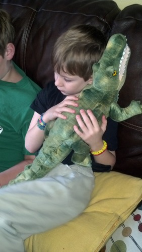 Wild Republic Green Alligator Plush, Stuffed Animal, Plush Toy, Gifts For Kids, Cuddlekins, 23
