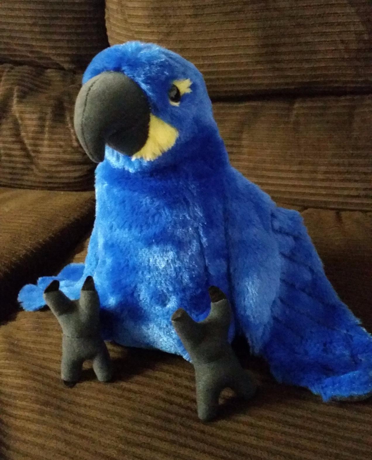 Wild Republic Hyacinth Macaw Plush, Stuffed Animal, Plush Toy, Gifts for Kids, Cuddlekins 12 Inches, Blue customer photo 1