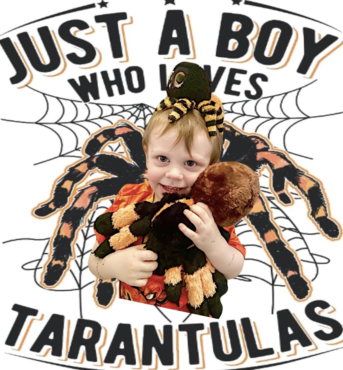 Wild Republic Tarantula Plush, Stuffed Animal, Plush Toy, Gifts for Kids, Cuddlekins 12 Inches, Black, Orange, Brown customer photo 1