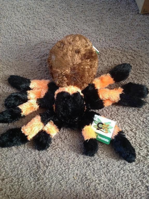 Wild Republic Tarantula Plush, Stuffed Animal, Plush Toy, Gifts for Kids, Cuddlekins 12 Inches, Black, Orange, Brown customer photo 2
