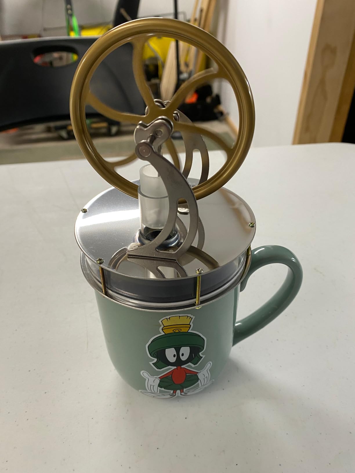 Sunnytech Low Temperature Stirling Engine Motor Steam Heat Education Model Toy Kit For mechanical skills (LT001) customer photo 2