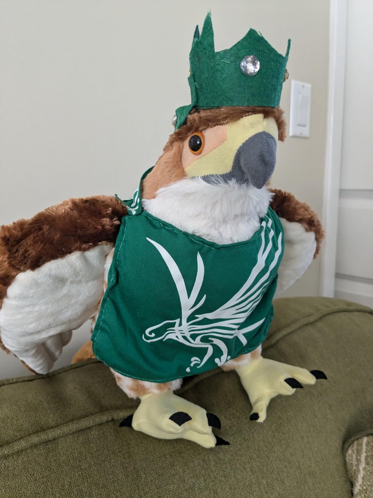 Wild Republic Red Tailed Hawk Plush, Stuffed Animal, Plush Toy, Gifts Kids, Cuddlekins, 12 Inches customer photo 2