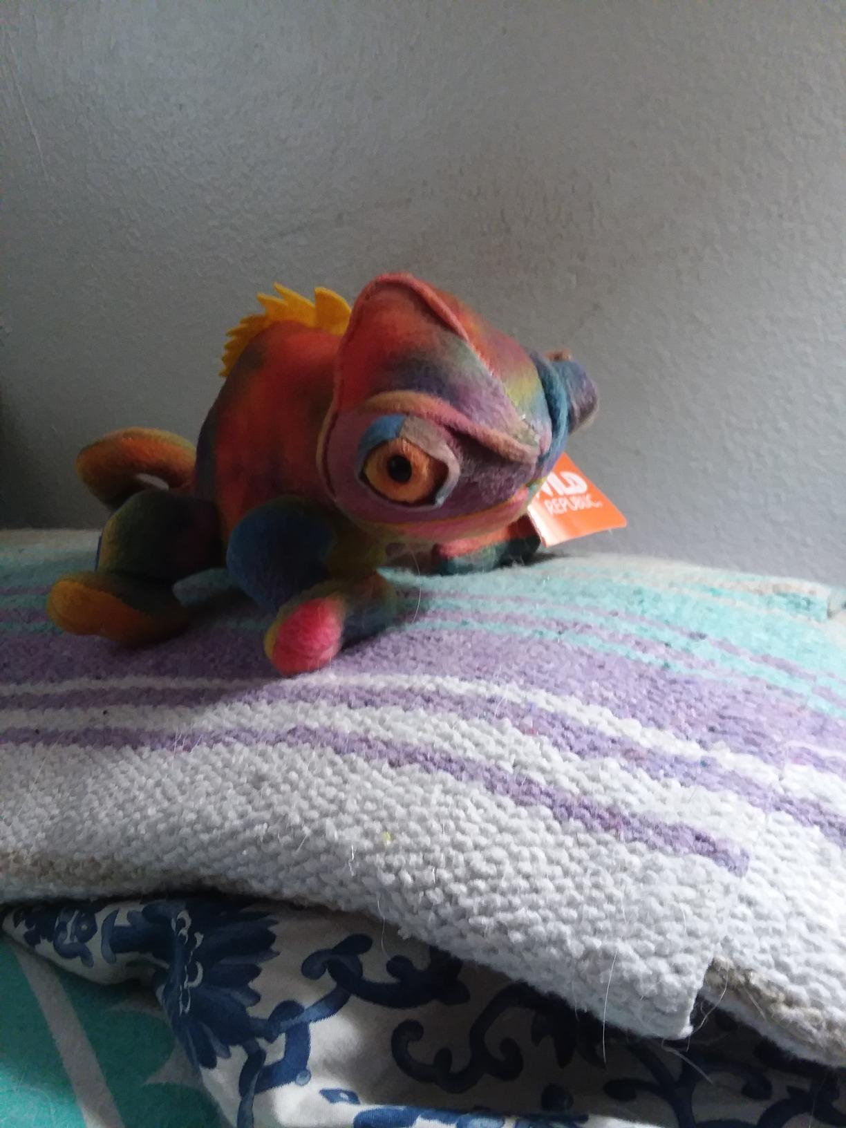 Wild Republic Chameleon Plush, Stuffed Animal, Plush Toy, Gifts for Kids, Cuddlekins 8 Inches customer photo 2