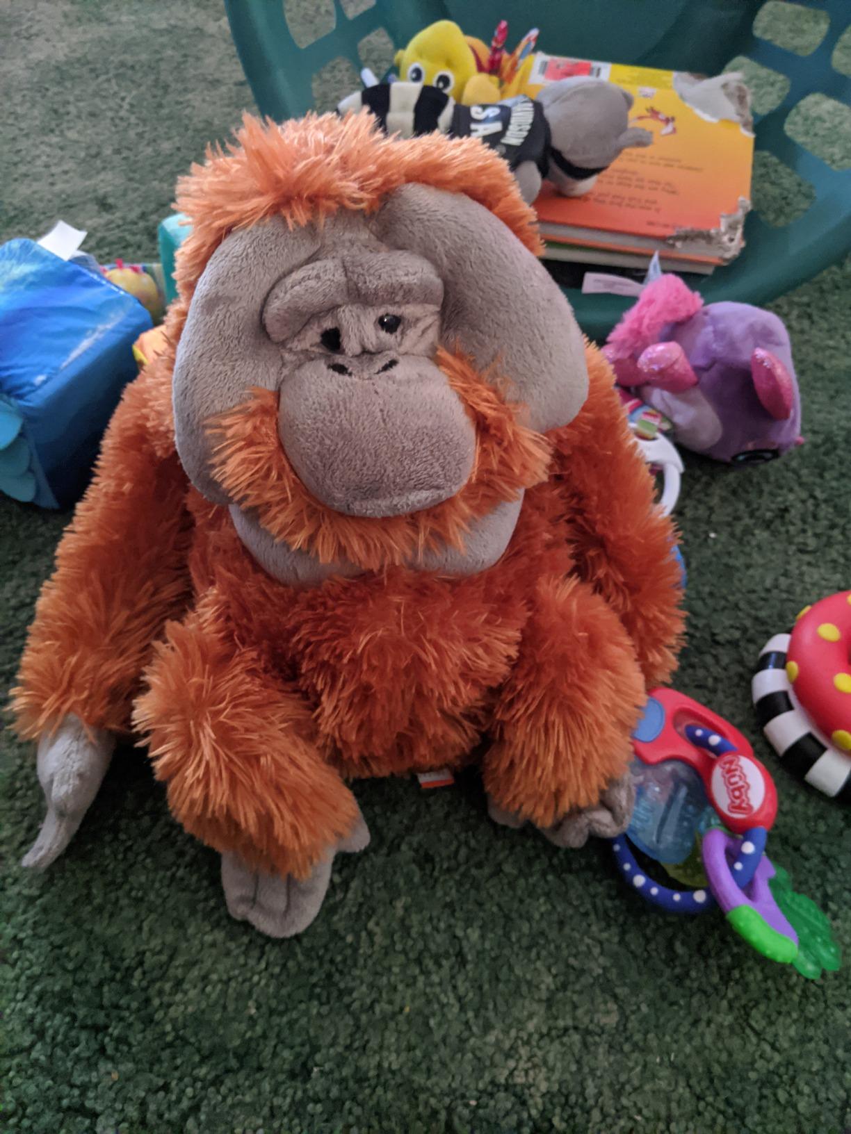 Wild Republic Orangutan Plush, Stuffed Animal, Plush Toy, Gifts for Kids, Cuddlekins 12 Inches customer photo 1