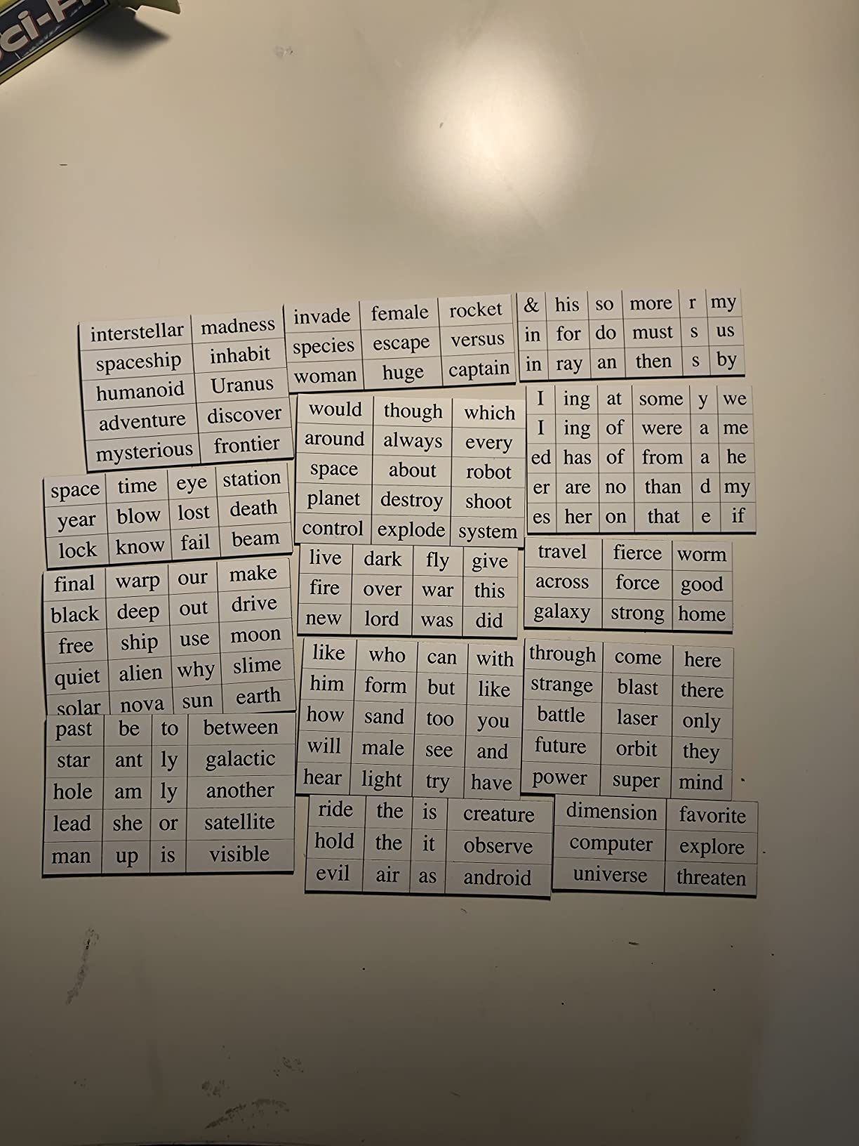Magnetic Poetry - Math Poet Kit - Words for Refrigerator - Write Poems and Letters on the Fridge - Made in the USA customer photo 1