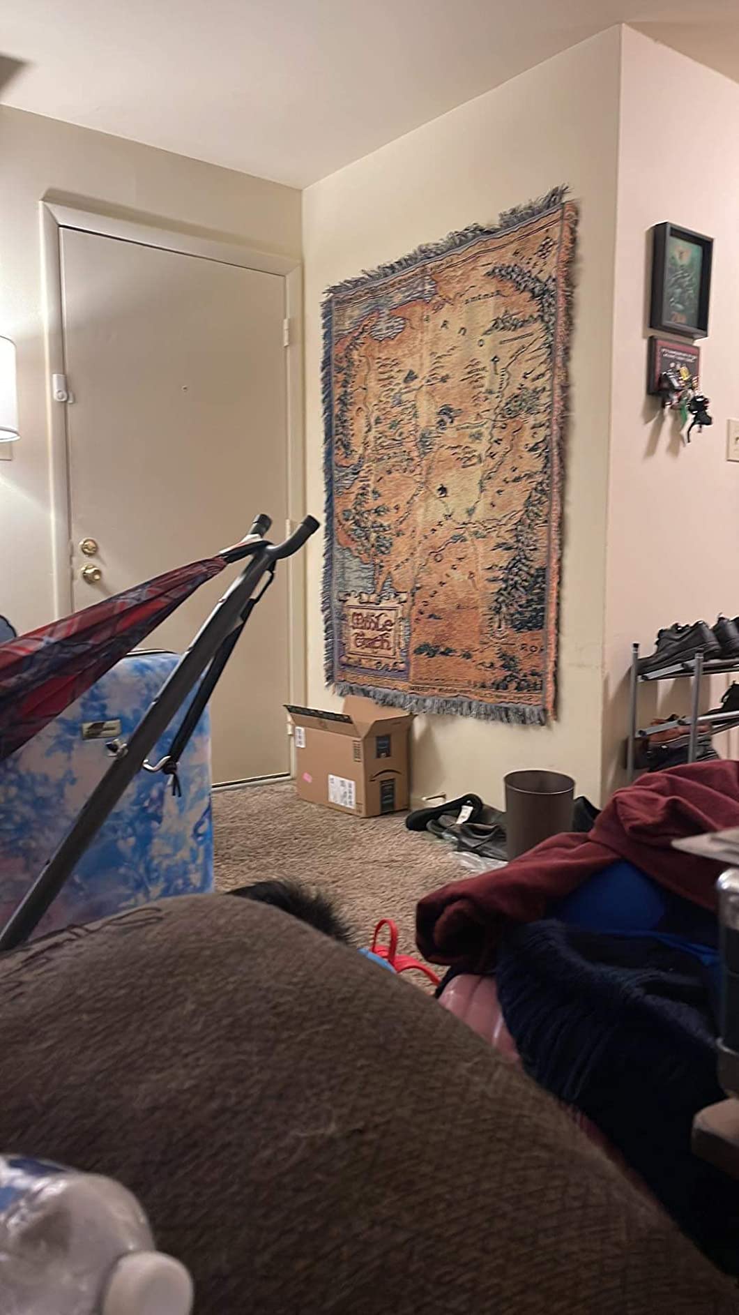 Northwest Lord of the Rings The Hobbit Middle Earth Woven Tapestry Throw Blanket, Soft and Durable Fandom Gift, 48 x 60 Inch customer photo 1