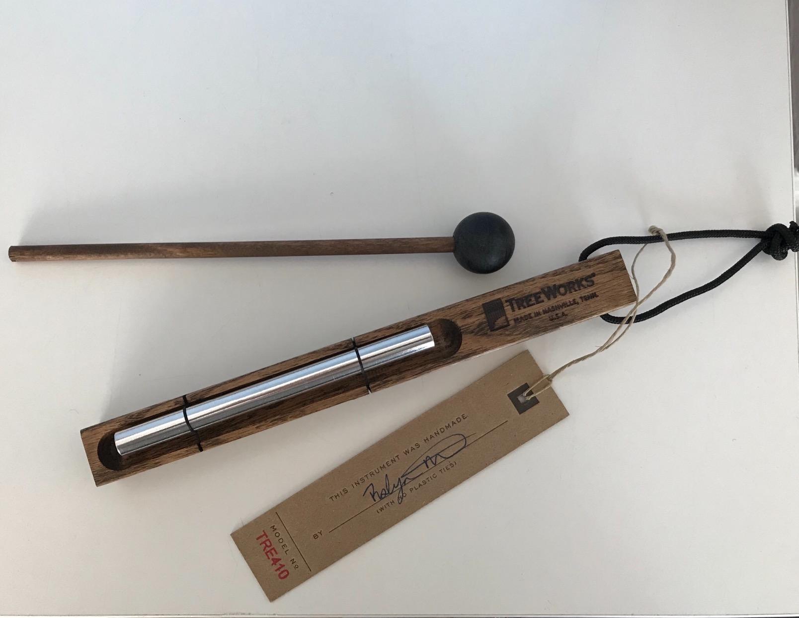 TreeWorks Chimes Energy Chime, Single Note -- MADE IN U.S.A. -- For Meditation, Classrooms, Sound Healing or Yoga, Includes Mallet customer photo 2