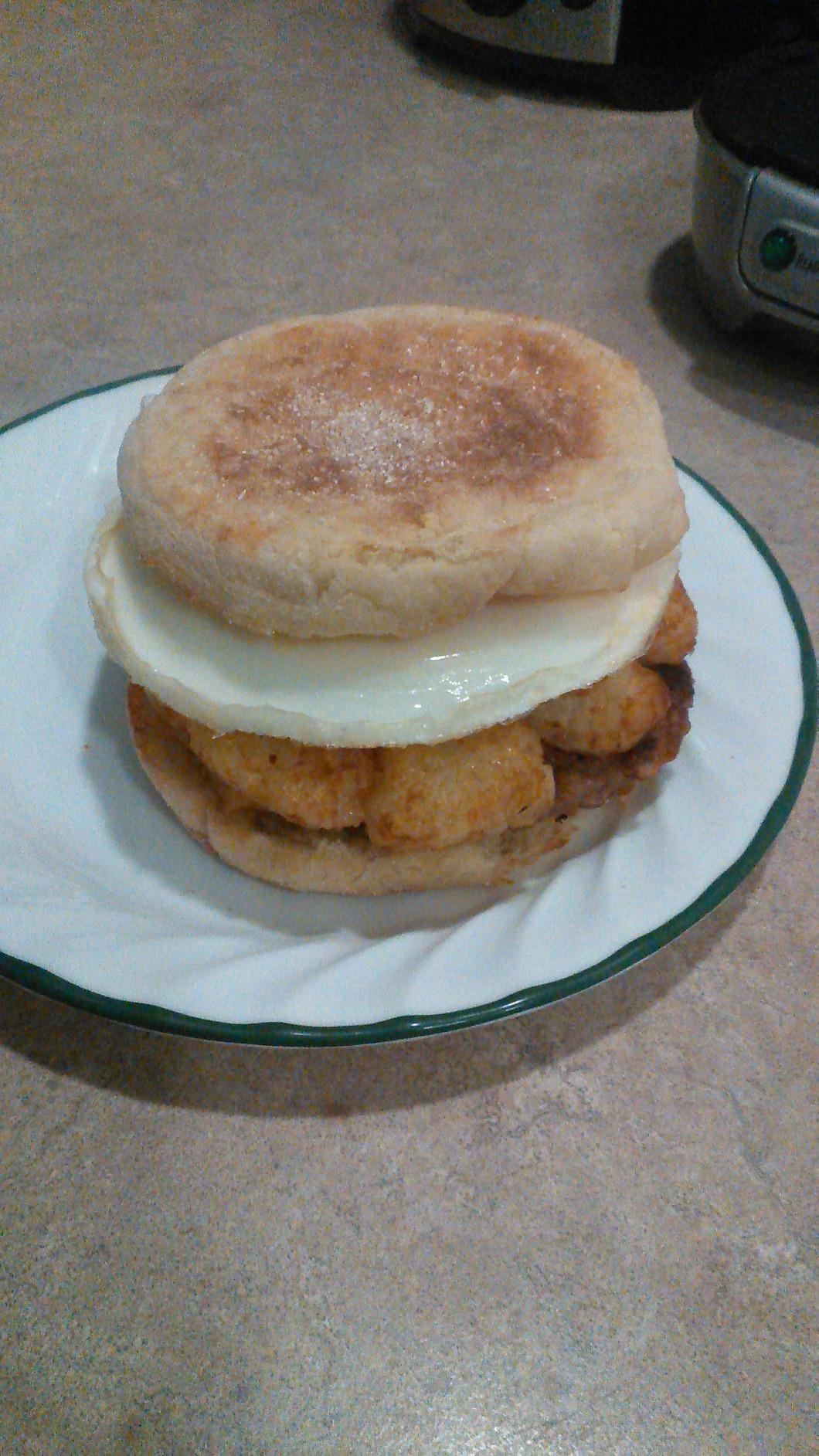 Hamilton Beach Breakfast Sandwich Maker with Egg Cooker Ring - Customize Ingredients for English Muffins, Croissants, Mini Waffles customer photo 1