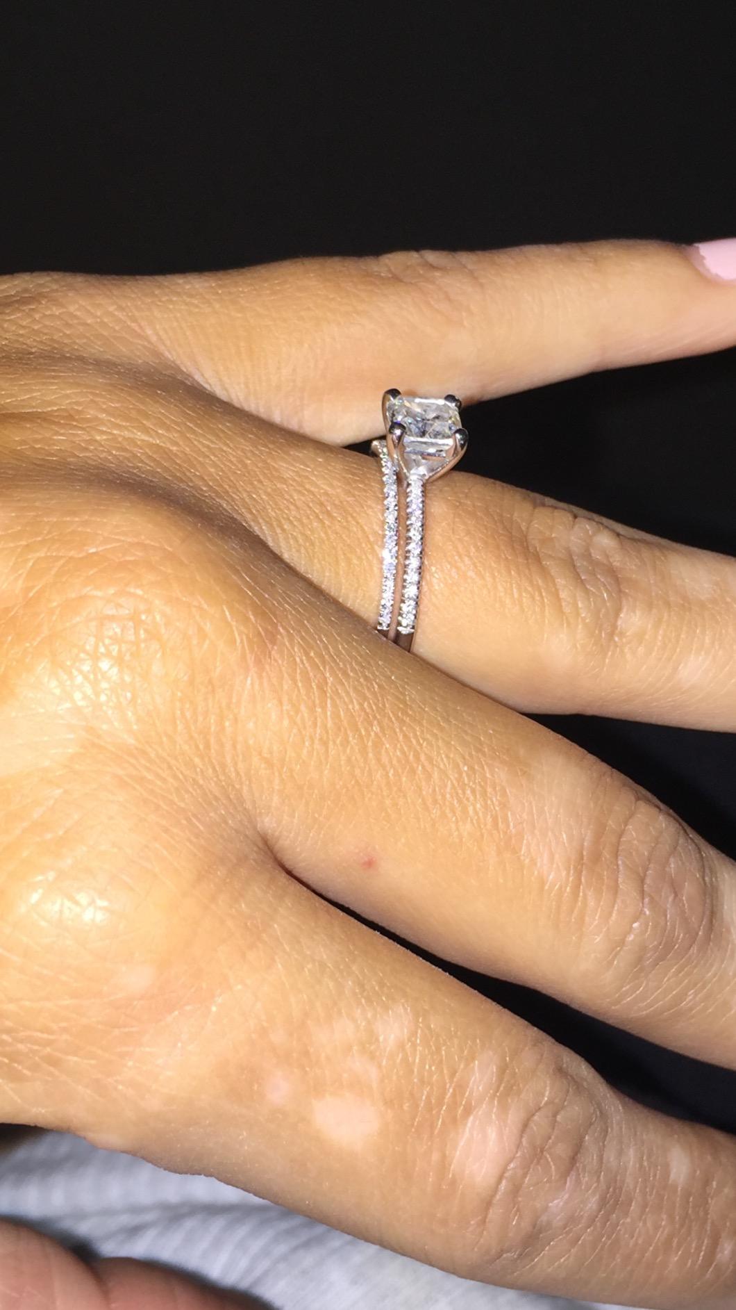 Dazzlingrock Collection 0.08 Cttw Womens Diamond Wedding Band - Real Round Natural White Diamond Minimalist Thin Stackable Ring for Her in 10K Solid Gold customer photo 1