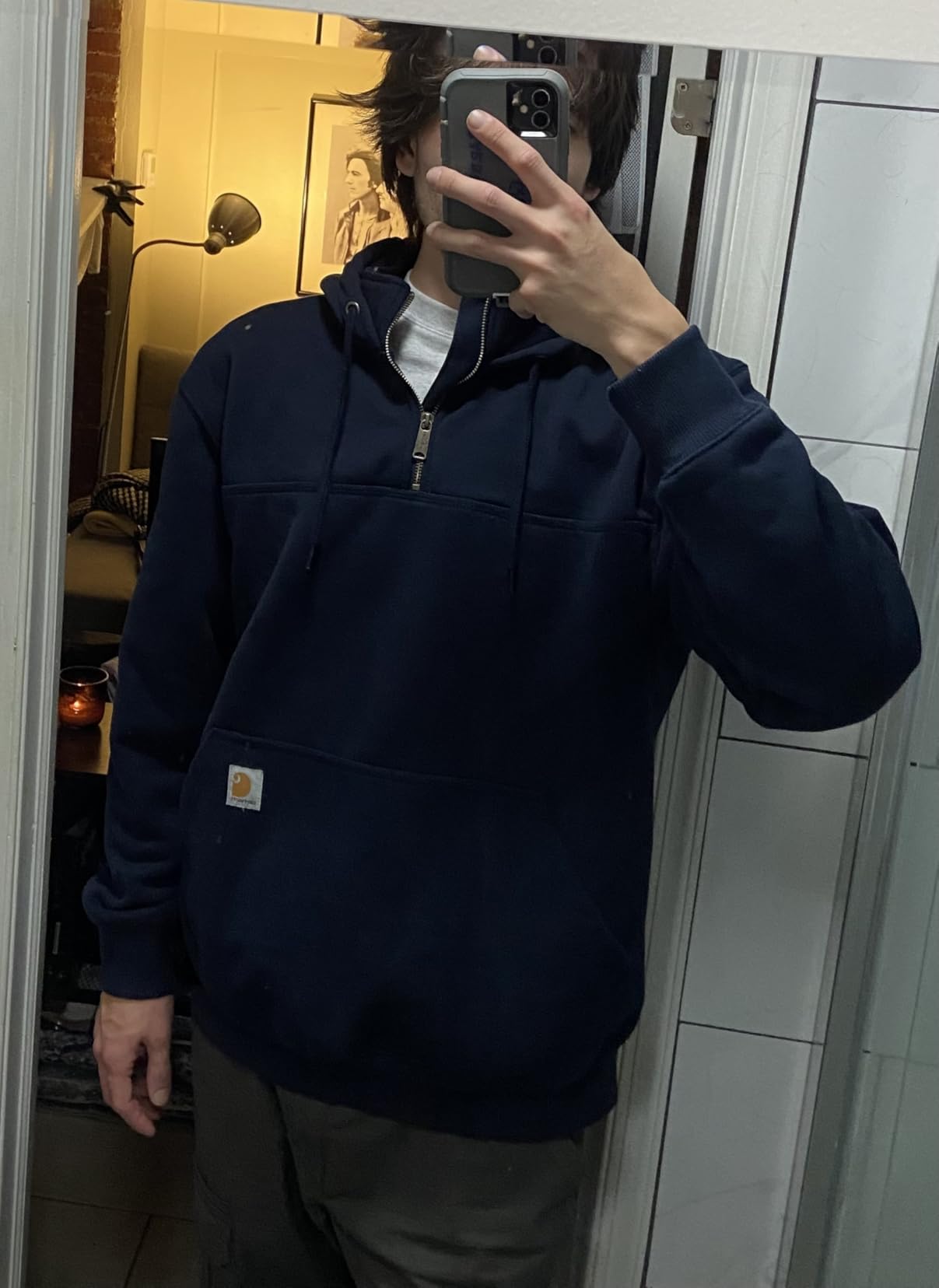 Carhartt Men's Paxton 1/4-Zip Sweatshirt customer photo 2