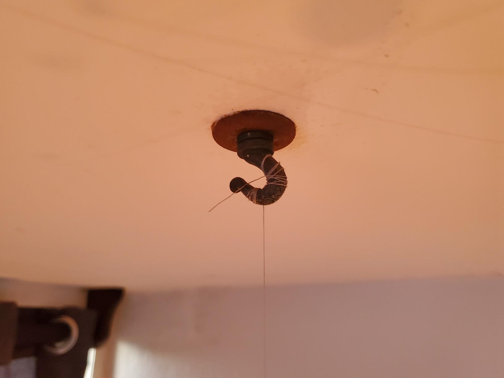 Niels Bohr Atom Model Hanging Mobile - 9 Inches - Steel - Handmade in Denmark by Flensted customer photo 2