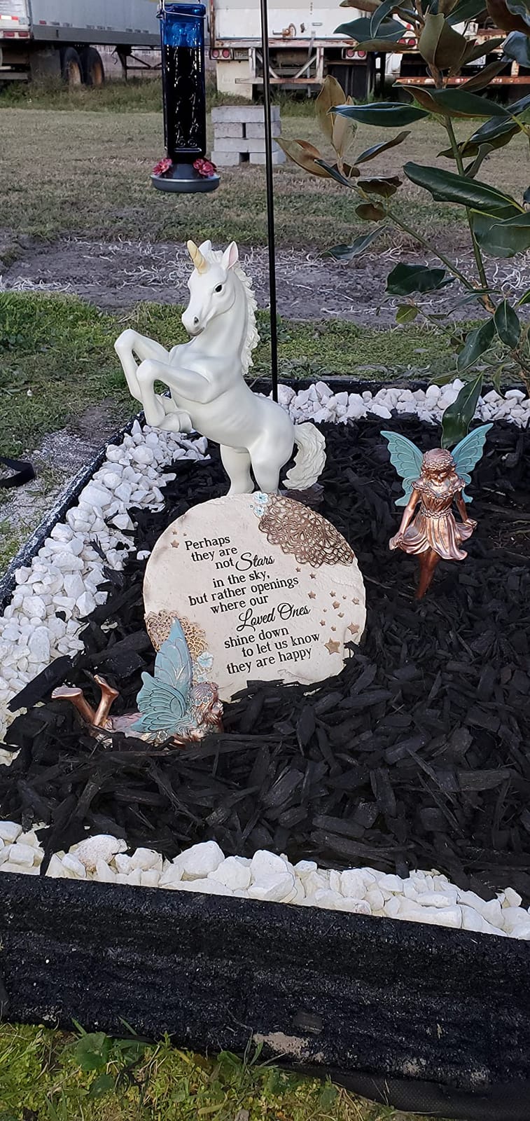 Pavilion Gift Company - Stars in the Sky - Garden Stone Bereavement Grief Loss Memorial Remembrance Loved Ones Home Garden Decor Keepsake customer photo 1