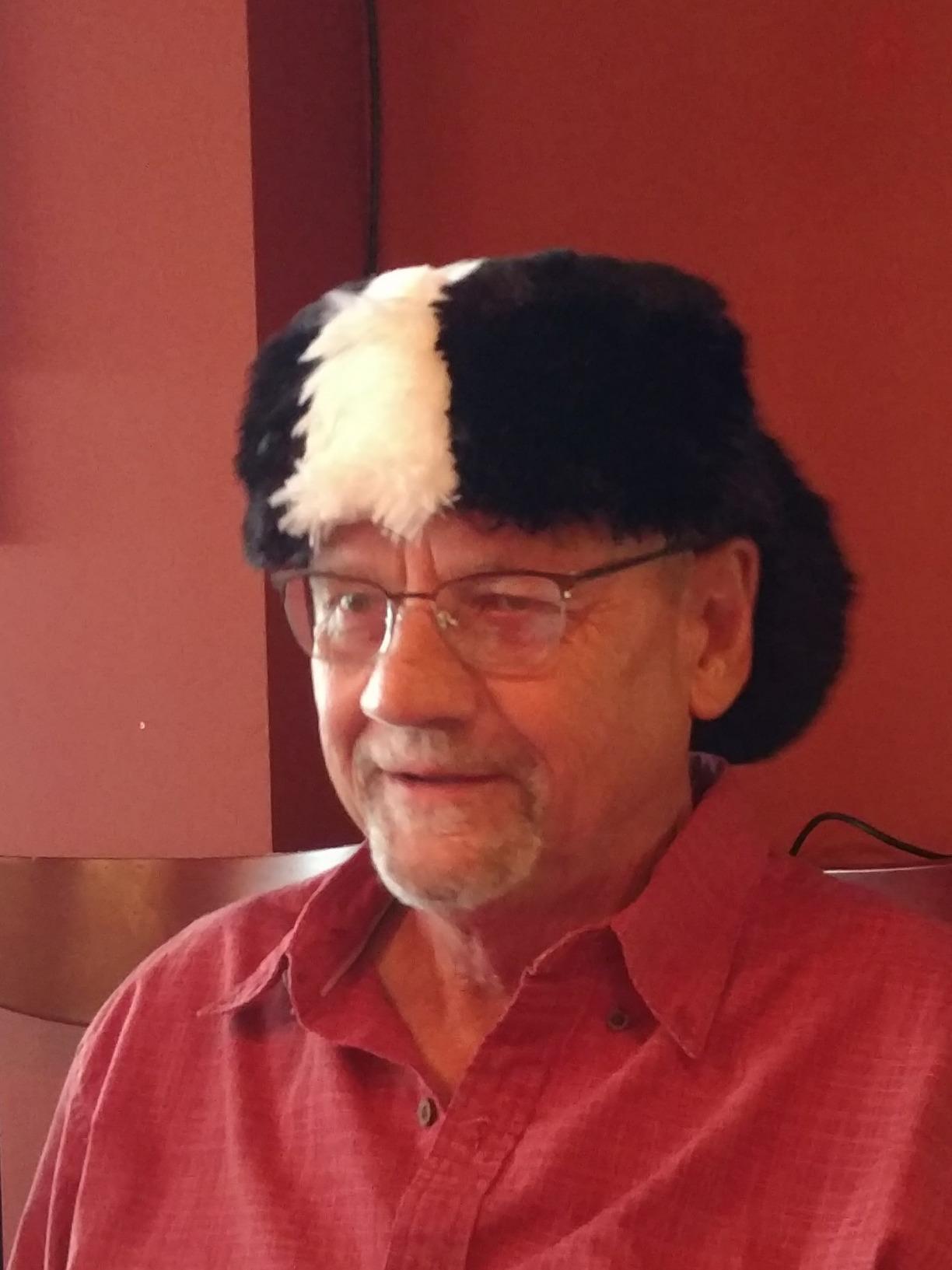 Teen/Adult Faux Fur Skunk Animal Hat Cap, Large, Black White, Lined customer photo 2