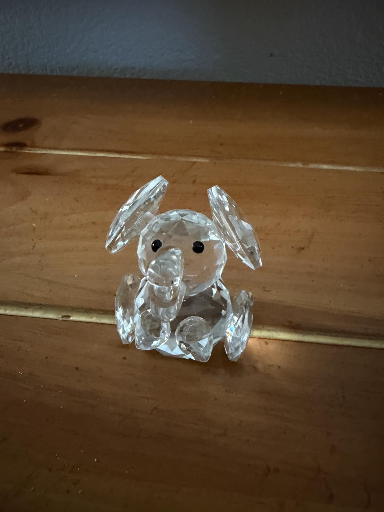 H&D Crystal Cute Elephant Figurine Collection Cut Glass Ornament Statue Animal Collectible customer photo 2