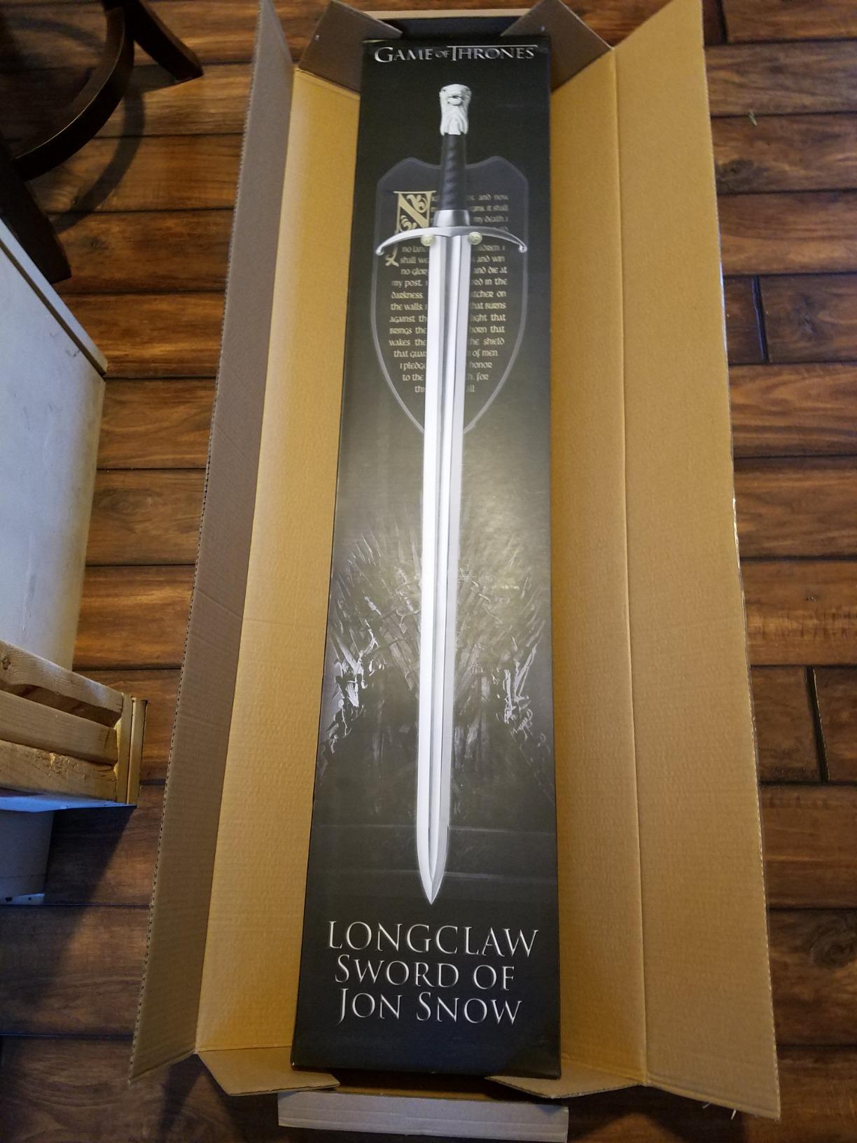 Valyrian Steel Game of Thrones Longclaw, Sword of Jon Snow customer photo 1