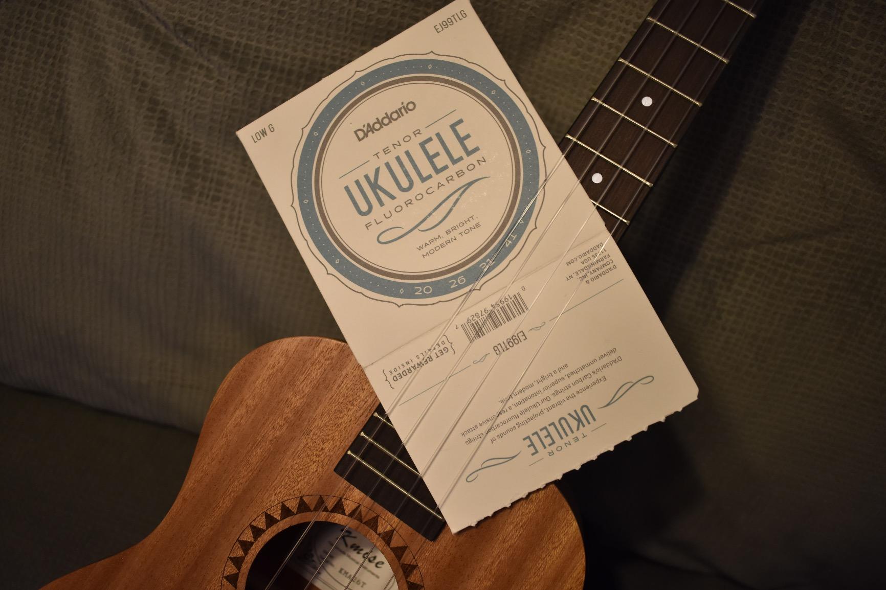 D'Addario Ukulele Strings Fluorocarbon Soprano/Concert EJ99SC, 4-String Set customer photo 2