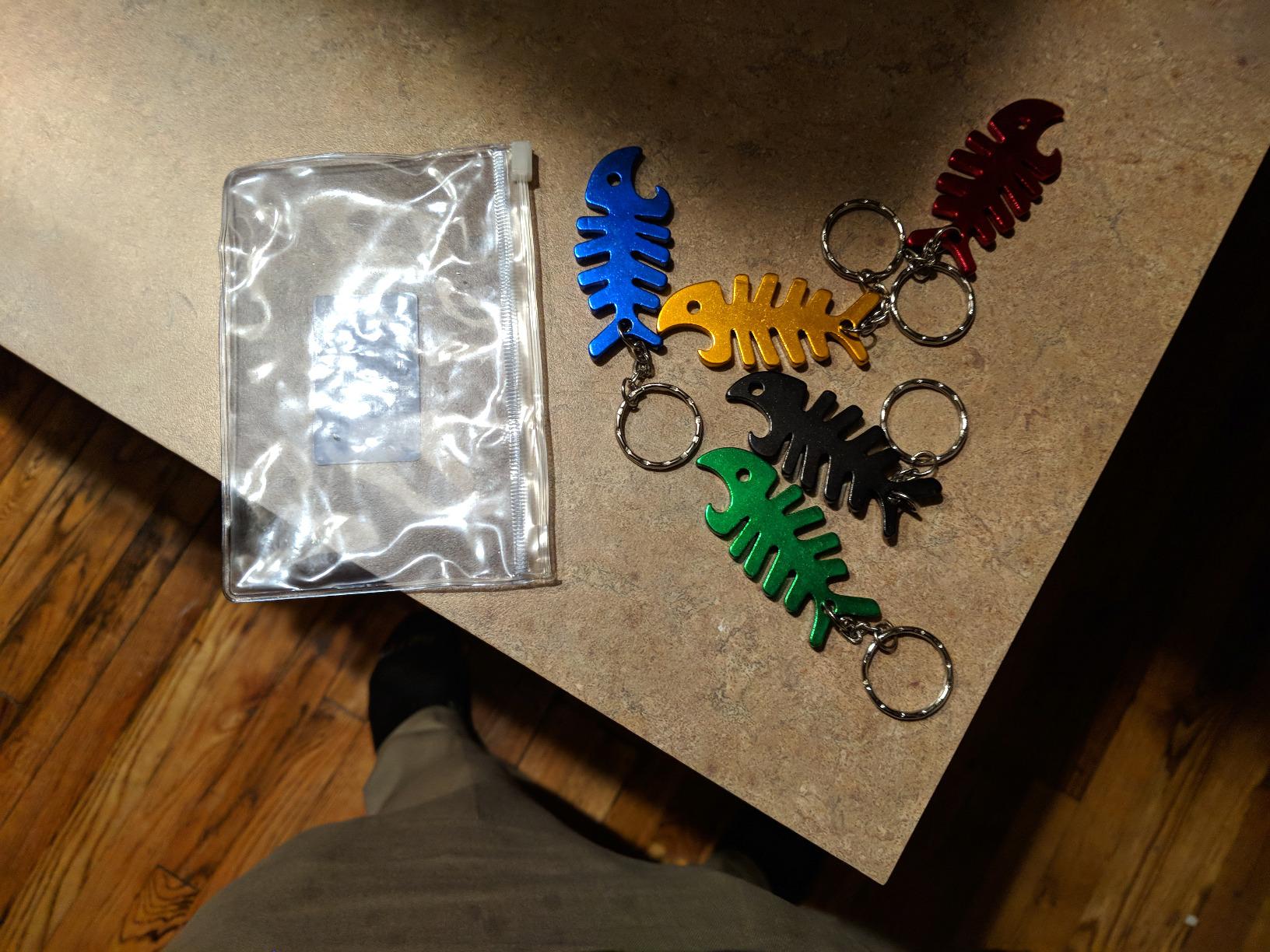 SWATOM Lobster Bottle Opener Keychain Beer Openers Tool Key Chain Ring Accessories customer photo 1