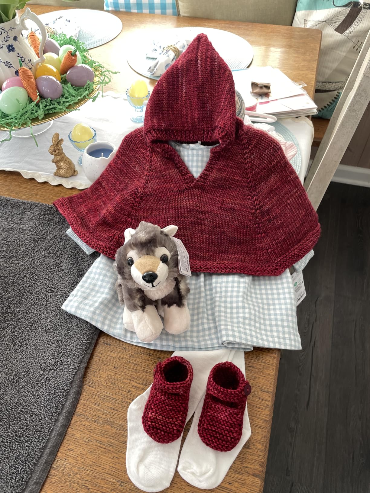 Wild Republic Hug'ems Mini Wolf Stuffed Animal - 7