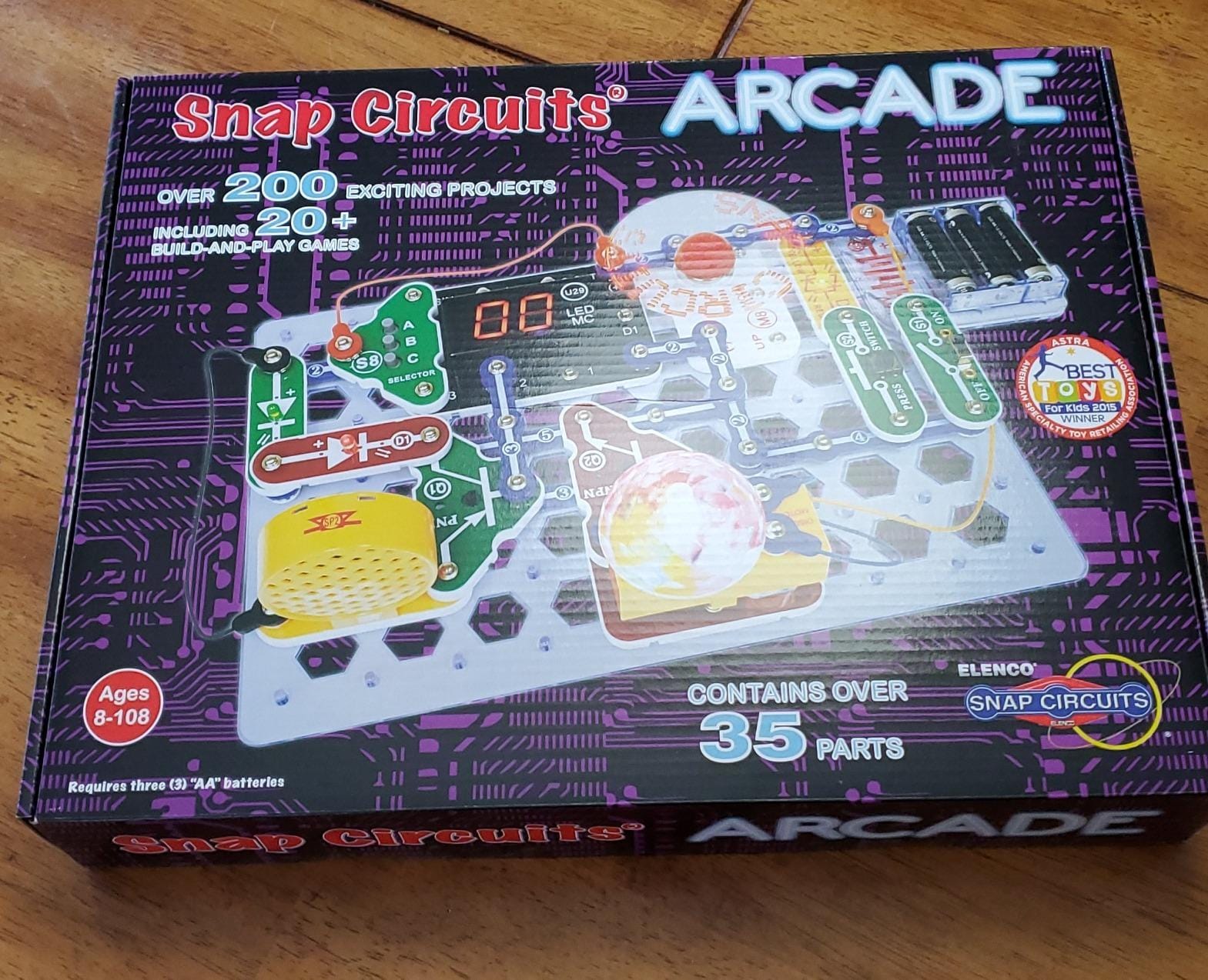 Snap Circuits Arcade Electronics Exploration Kit, Stem Activities for Ages 8+, Full Color Project Manual (SCA-200) customer photo 1