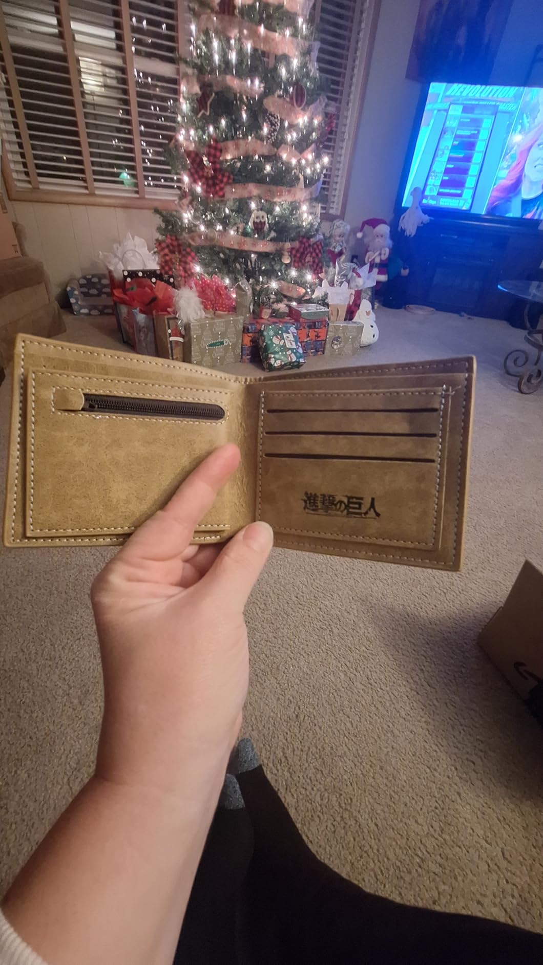 Attack on Titan Multi-Card Compact Center Flip Bifold Wallet customer photo 1