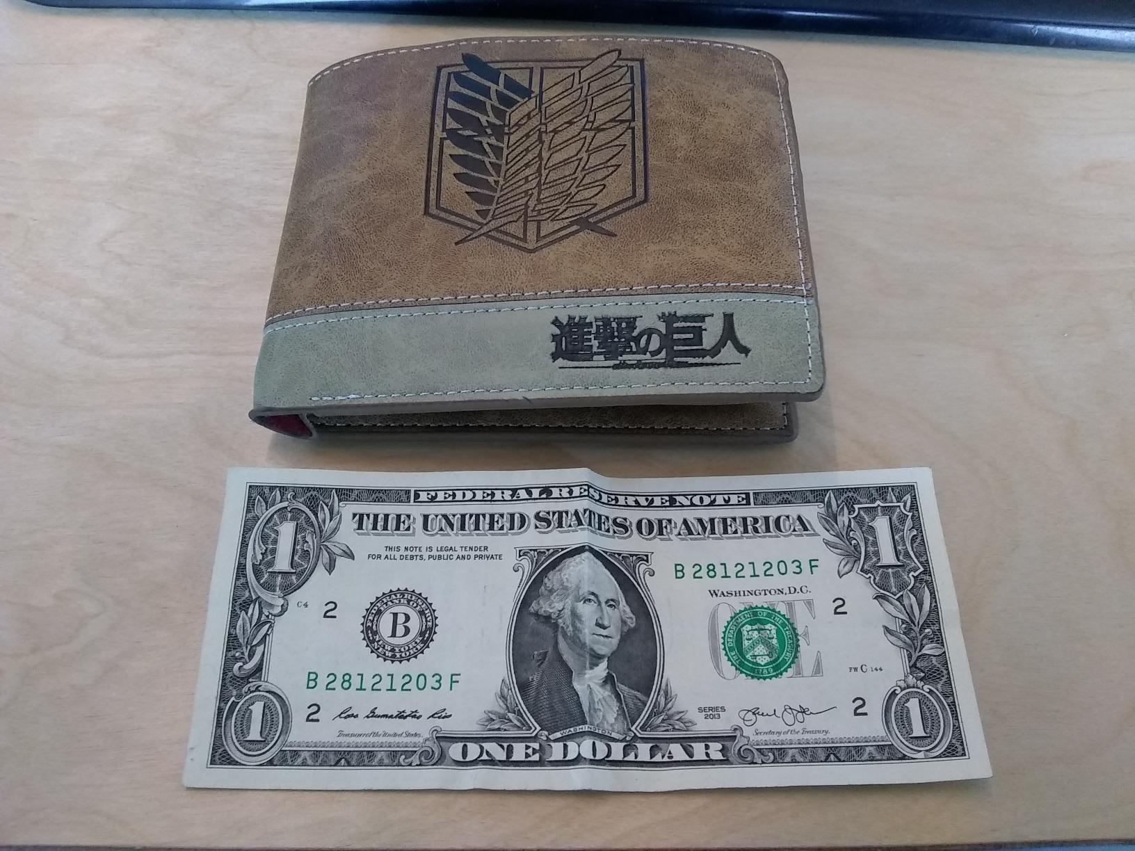 Attack on Titan Multi-Card Compact Center Flip Bifold Wallet customer photo 2