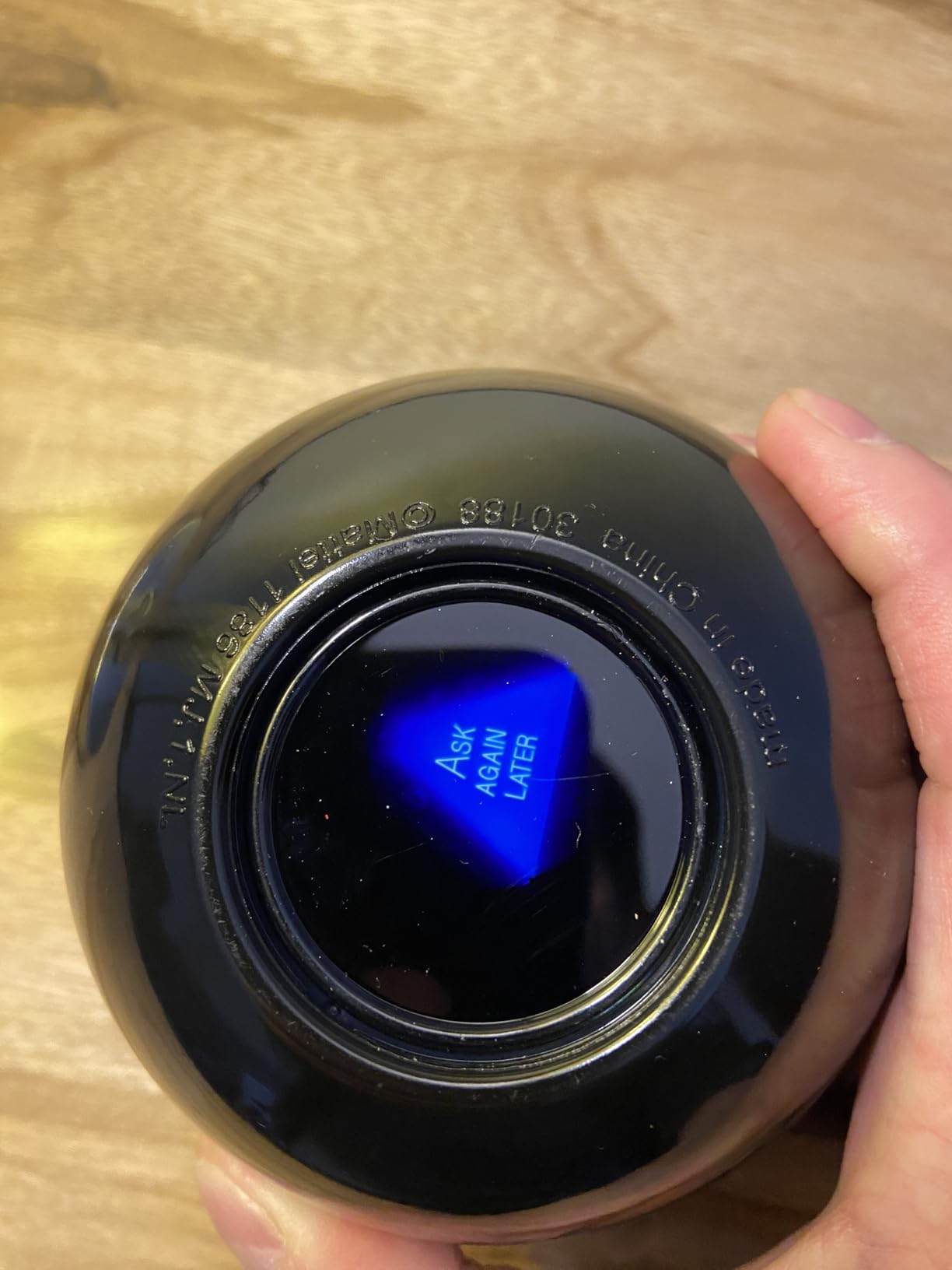 Mattel Games Magic 8 Ball Novelty Fortune-Telling Toy, Retro Look for Kids, Grown-Ups, Families, Parties & Travel (Amazon Exclusive) customer photo 1