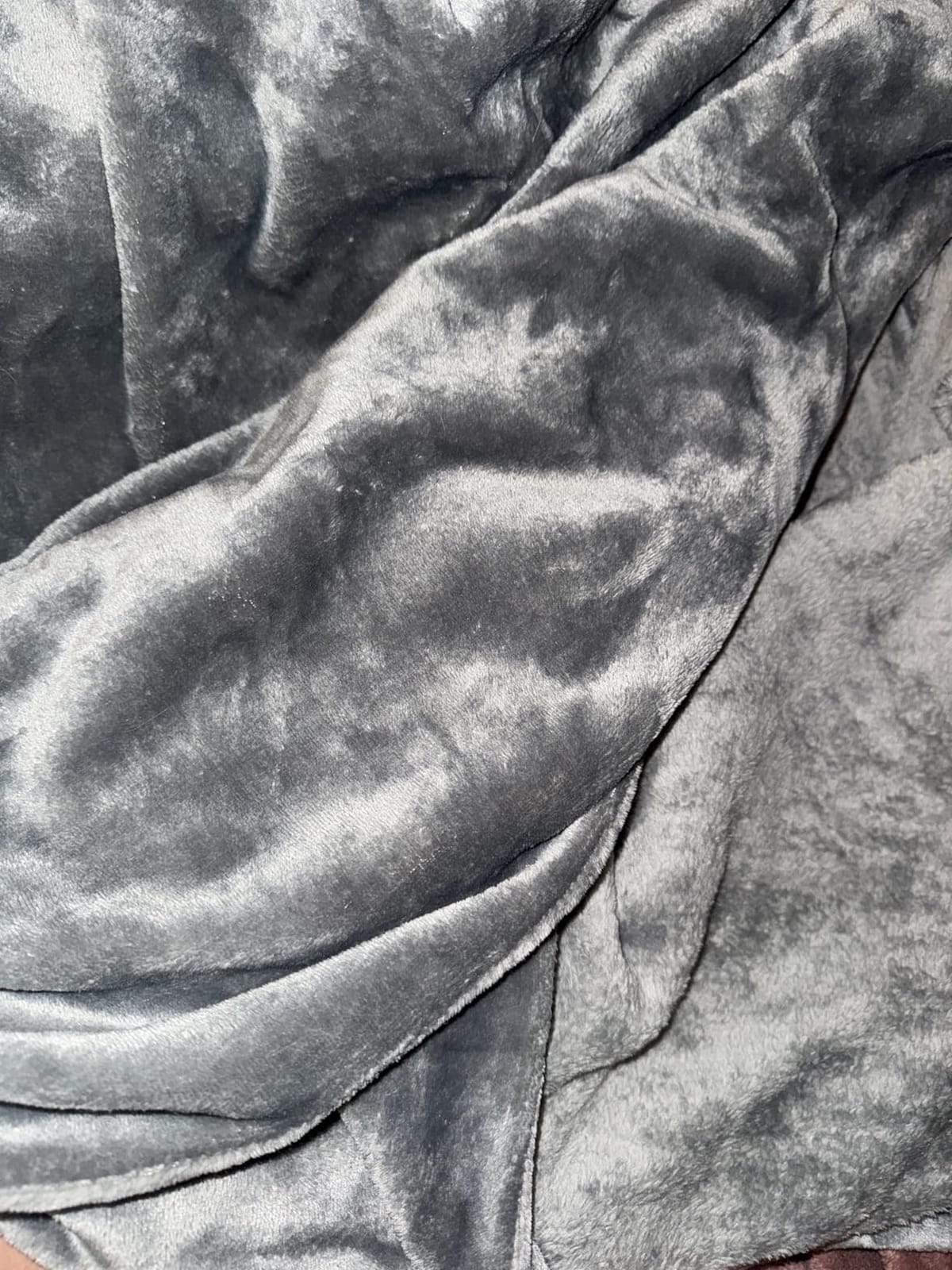 Bedsure Soft Fleece Throw Blanket for Couch Grey - Lightweight Fuzzy Cozy Halloween Decorations Blankets and Throws for Sofa, Couch, Travel, Camping, 50x60 inches customer photo 1