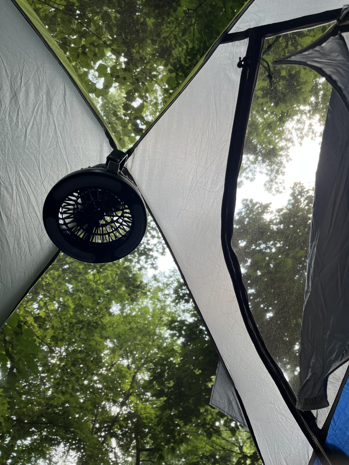 Odoland Portable LED Camping Lantern with Ceiling Fan - Hurricane Emergency customer photo 1
