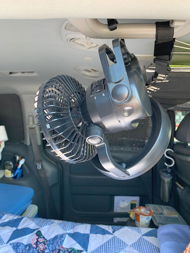 Odoland Portable LED Camping Lantern with Ceiling Fan - Hurricane Emergency customer photo 2