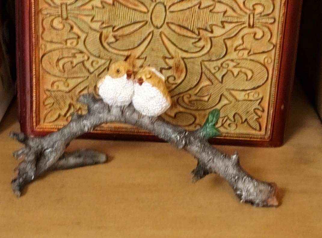 Top Collection 4404 Miniature Fairy Garden & Terrarium Lover Birds on Branch Statue, Small customer photo 1
