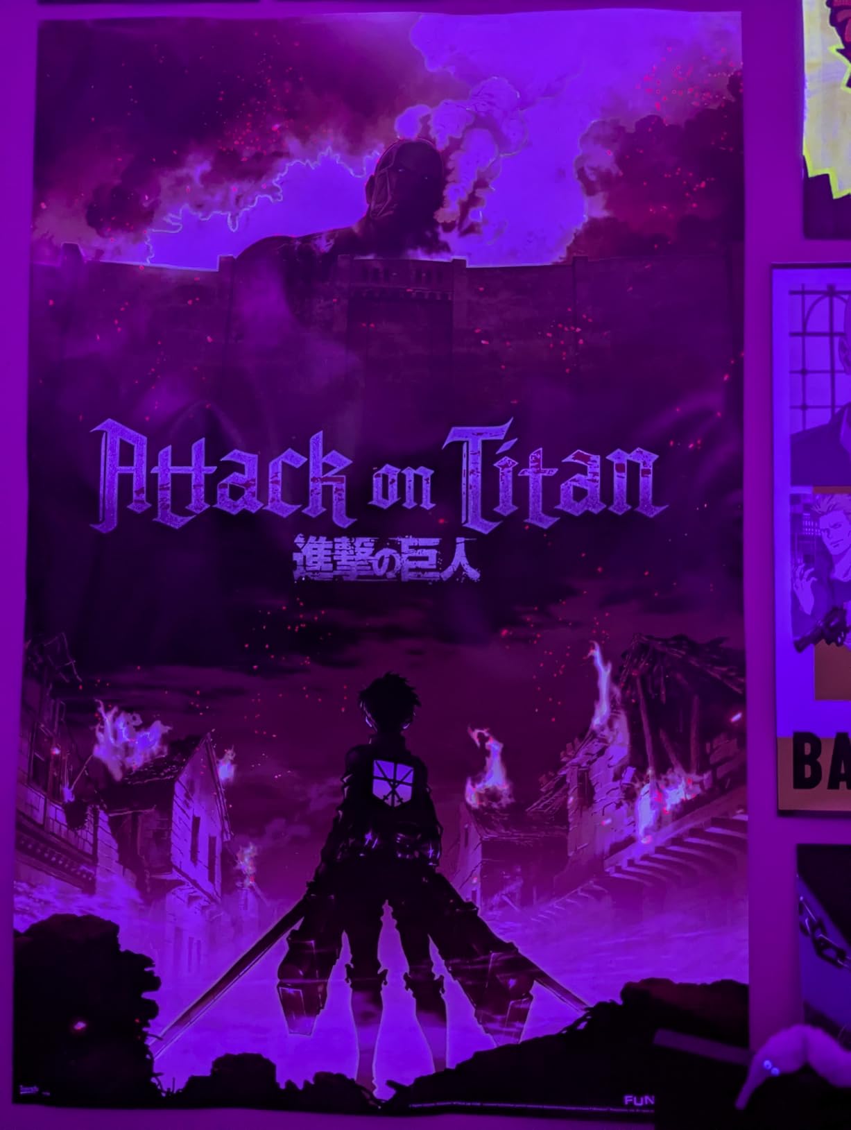 Trends International Attack on Titan - Fire Wall Poster, 22.375